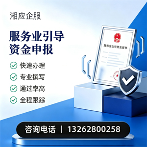 三亚服务业引导资金申报服务