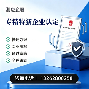 三亚专精特新企业申报服务