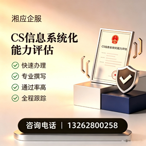 三亚CS信息系统化能力评估申报服务