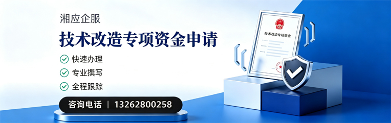 三亚技术改造专项资金申报服务