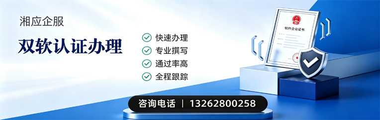 三亚双软认证申报服务